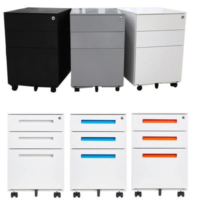 Metallbüro-Möbel 3 Fächer unter Schreibtisch-beweglichem CAB-Dateien Ovable-Kabinett-Schrank
