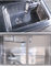 Saure Stahlantimöbel der küchen-ISO9001 mit Wannen-verstellbares Regal-Restaurant