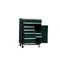 Grüner ISO14001 mobiler Werkzeugkasten mit Fächern, Metallwerkzeug-Speicher-Kabinett