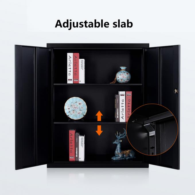Stahlglaspendeltüraktenschrank der hohen Qualität